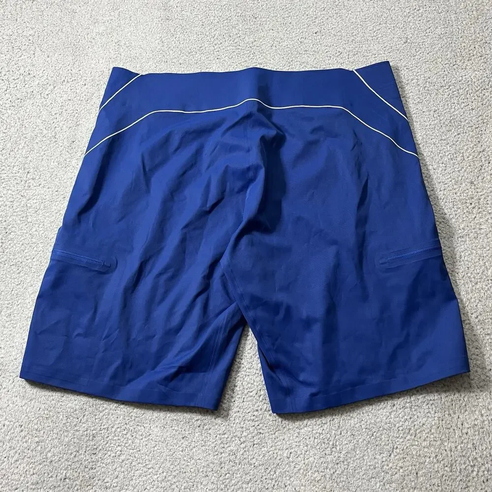 Lululemon Board Shorts Mens 40 Blue Surf Swim Pocket Stretch Beach Trunks